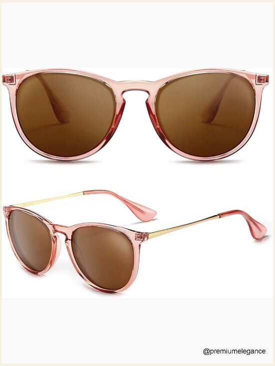 Vintage Round Sunglasses Classic Retro Trendy Unisex main image 7